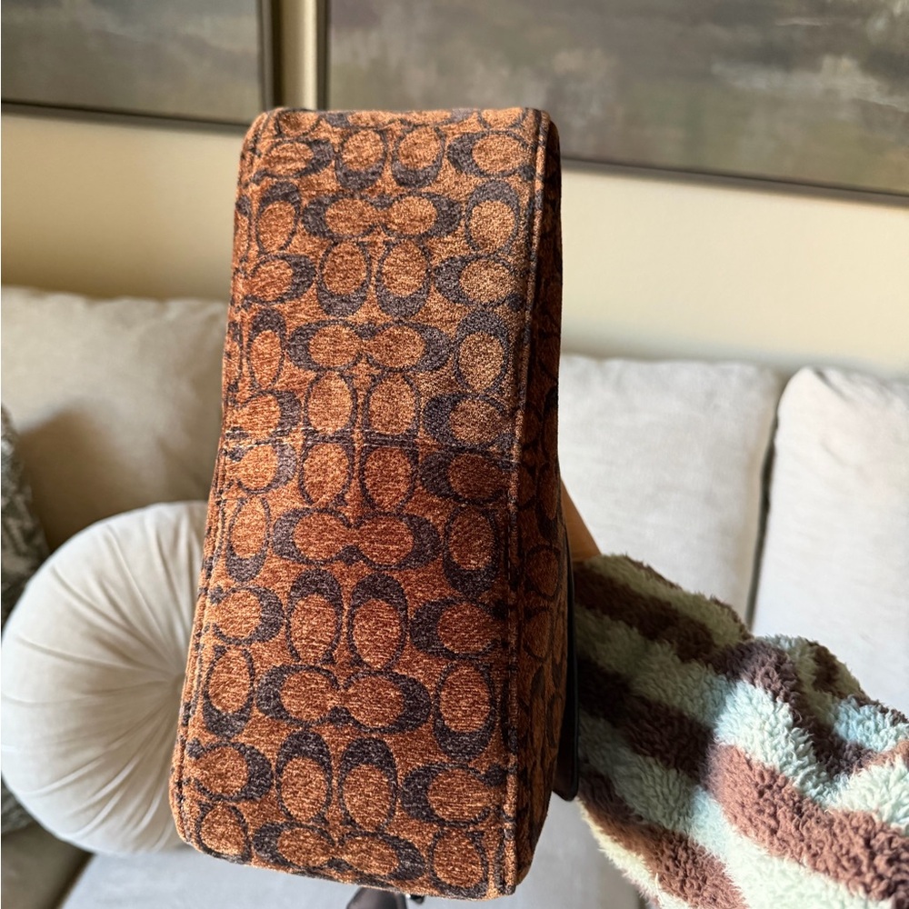 Coach Chenille Etta Flap Bag - Picture 4 of 6